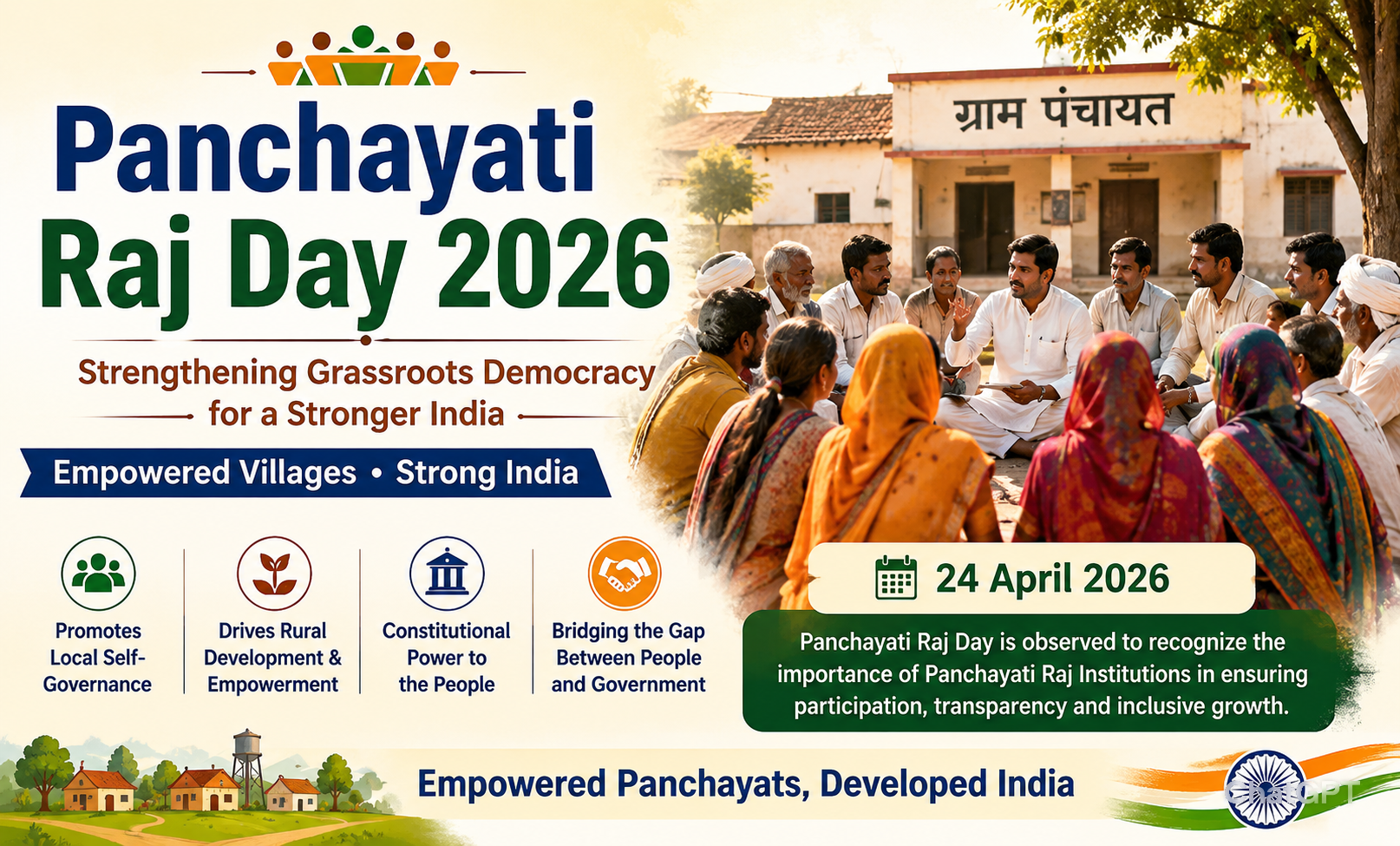 Panchayati Raj Day 2026 in India: History, Significance, Theme, Celebrations & Importance