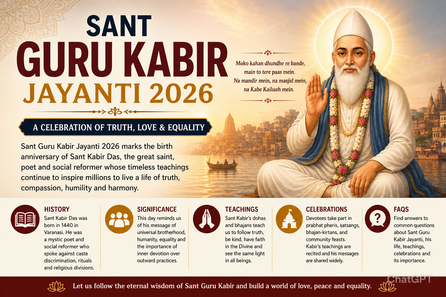 Sant Guru Kabir Jayanti 2026: History, Significance, Teachings & Celebrations