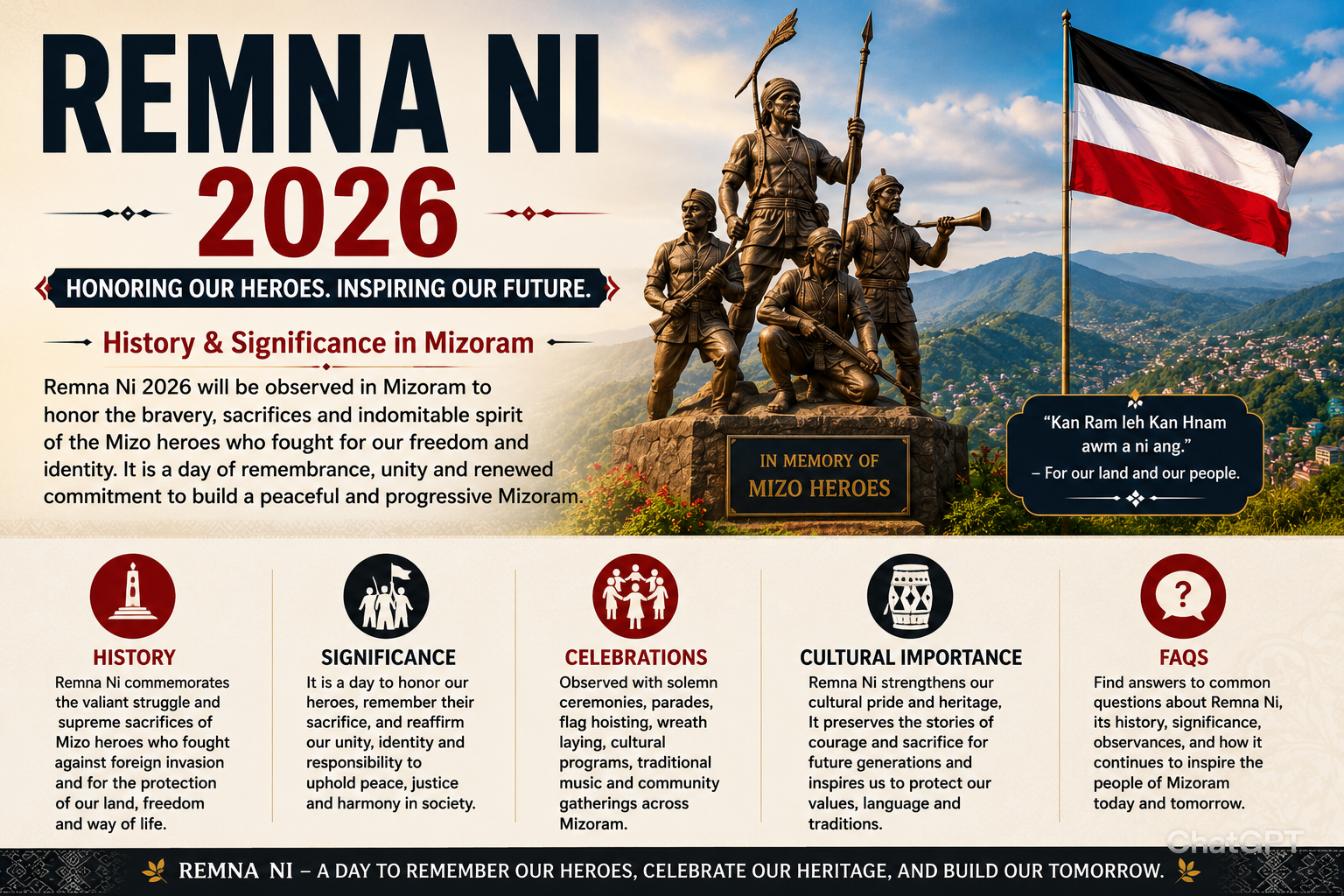 Remna Ni 2026 in Mizoram: History, Significance, Celebrations & Cultural Importance