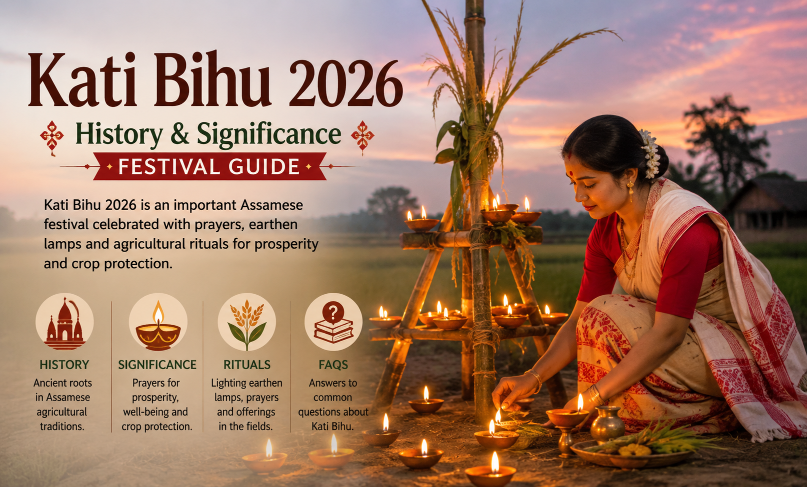 Kati Bihu 2026: History, Significance, Rituals & Assam Festival Guide