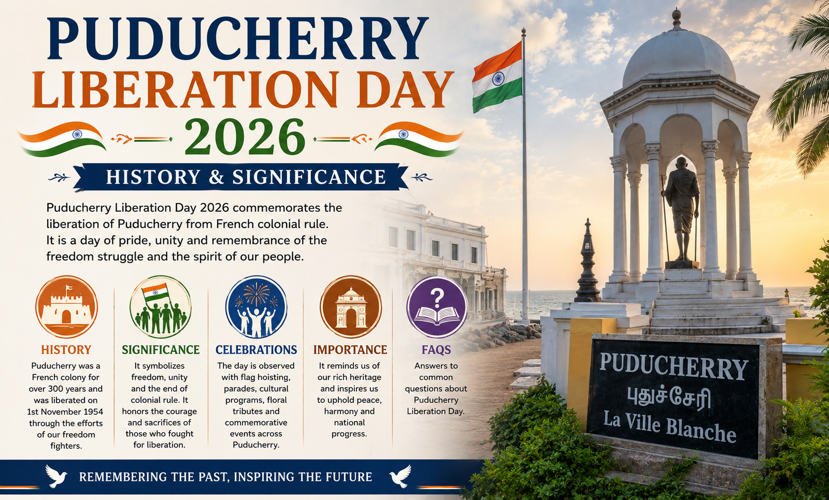 Puducherry Liberation Day 2026: History, Significance & Celebration Guide