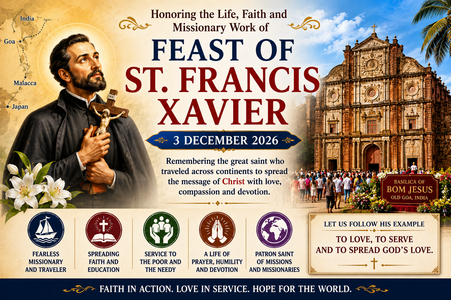 Feast of St. Francis Xavier 2026: History, Significance, Traditions & Celebration Guide