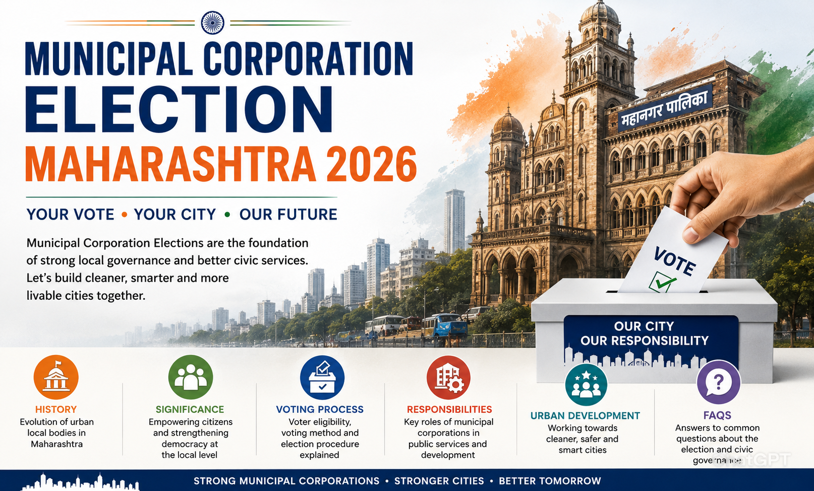 Municipal Corporation Election Maharashtra 2026: History, Importance, Voting Process & Civic Governance