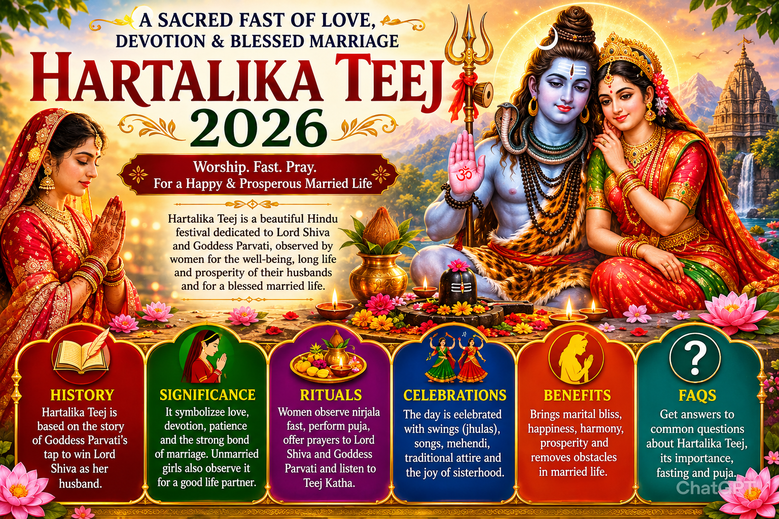 Hartalika Teej 2026: History, Significance, Rituals, Celebrations & Traditions