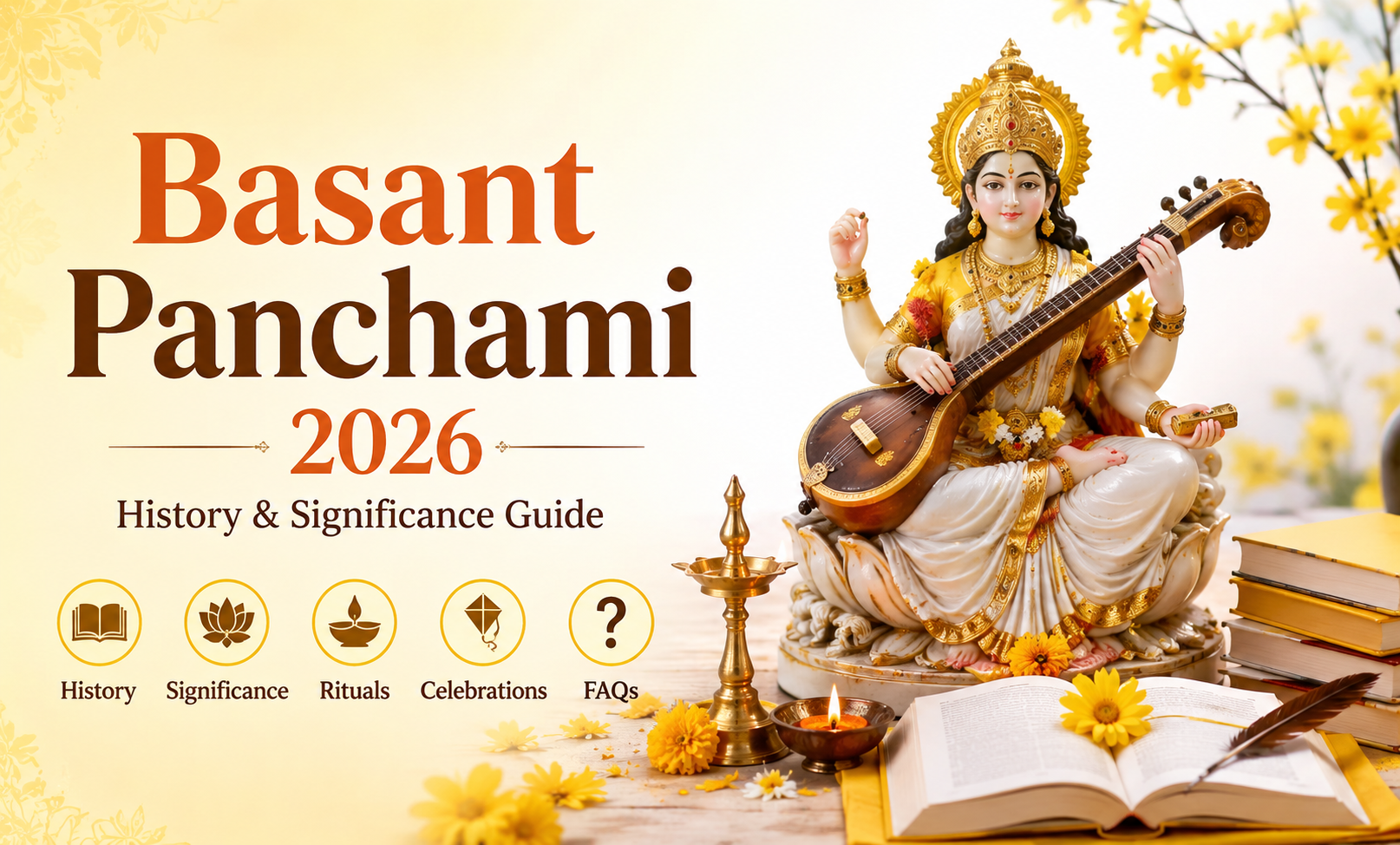 Basant Panchami 2026: History, Significance, Rituals, Celebrations & Traditions