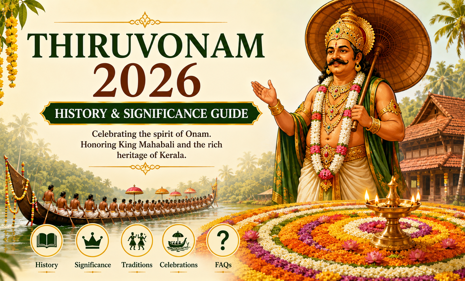 Thiruvonam 2026: History, Significance, Celebrations, Traditions & Onam Festival Guide