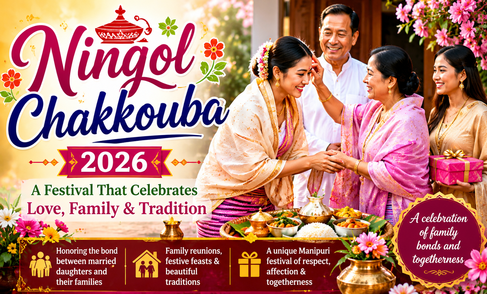 Ningol Chakkouba 2026: History, Significance, Celebrations & Manipuri Tradition Guide