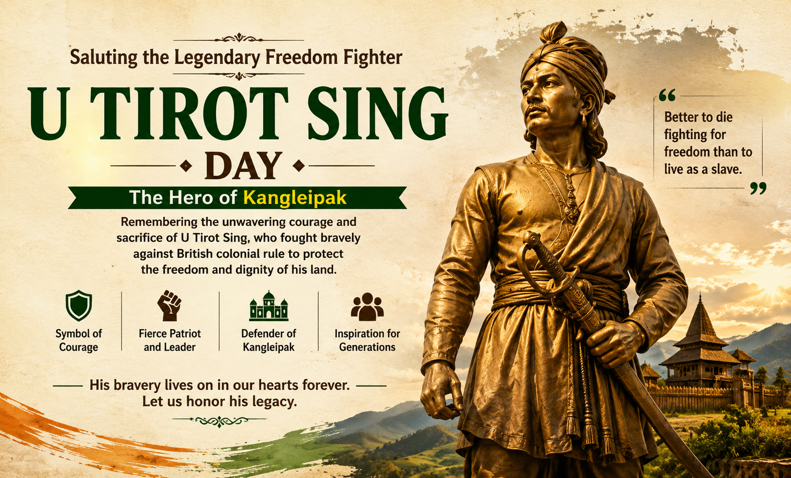 U Tirot Sing Day 2026: History, Significance, Celebrations & Legacy
