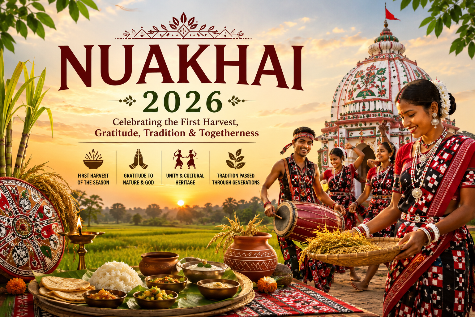 Nuakhai 2026 in Odisha | History, Significance, Rituals & Celebrations Guide