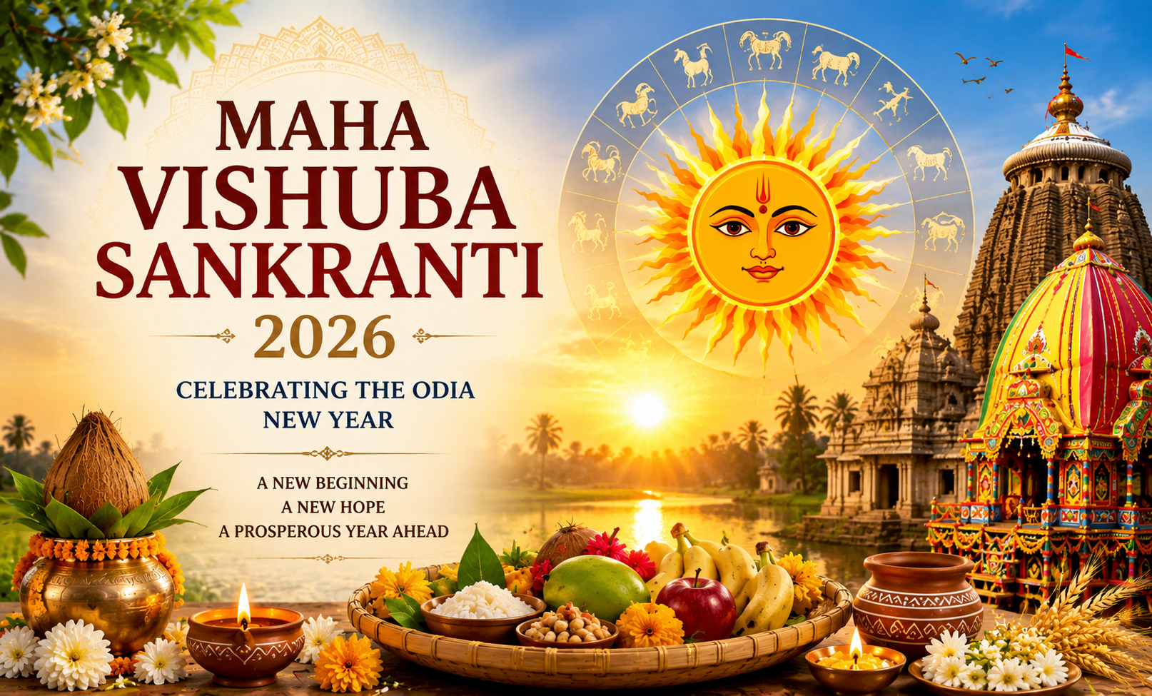 Maha Vishuba Sankranti 2026 in Odisha: Date, Traditions, Rituals, Significance & Celebration Guide