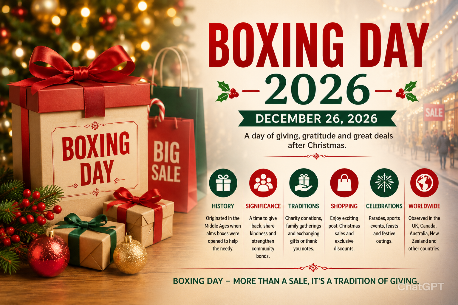Boxing Day 2026: History, Significance, Traditions, Shopping Events & Celebration Guide