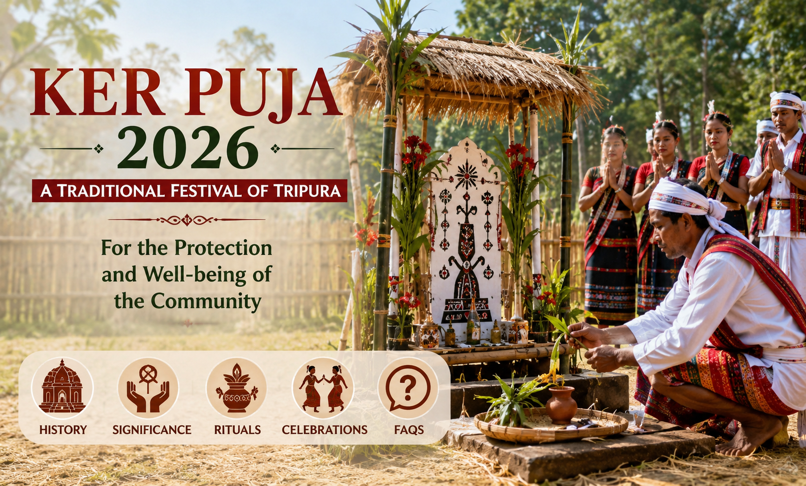 Ker Puja 2026 in Tripura: Date, History, Significance, Rituals & Celebration Guide