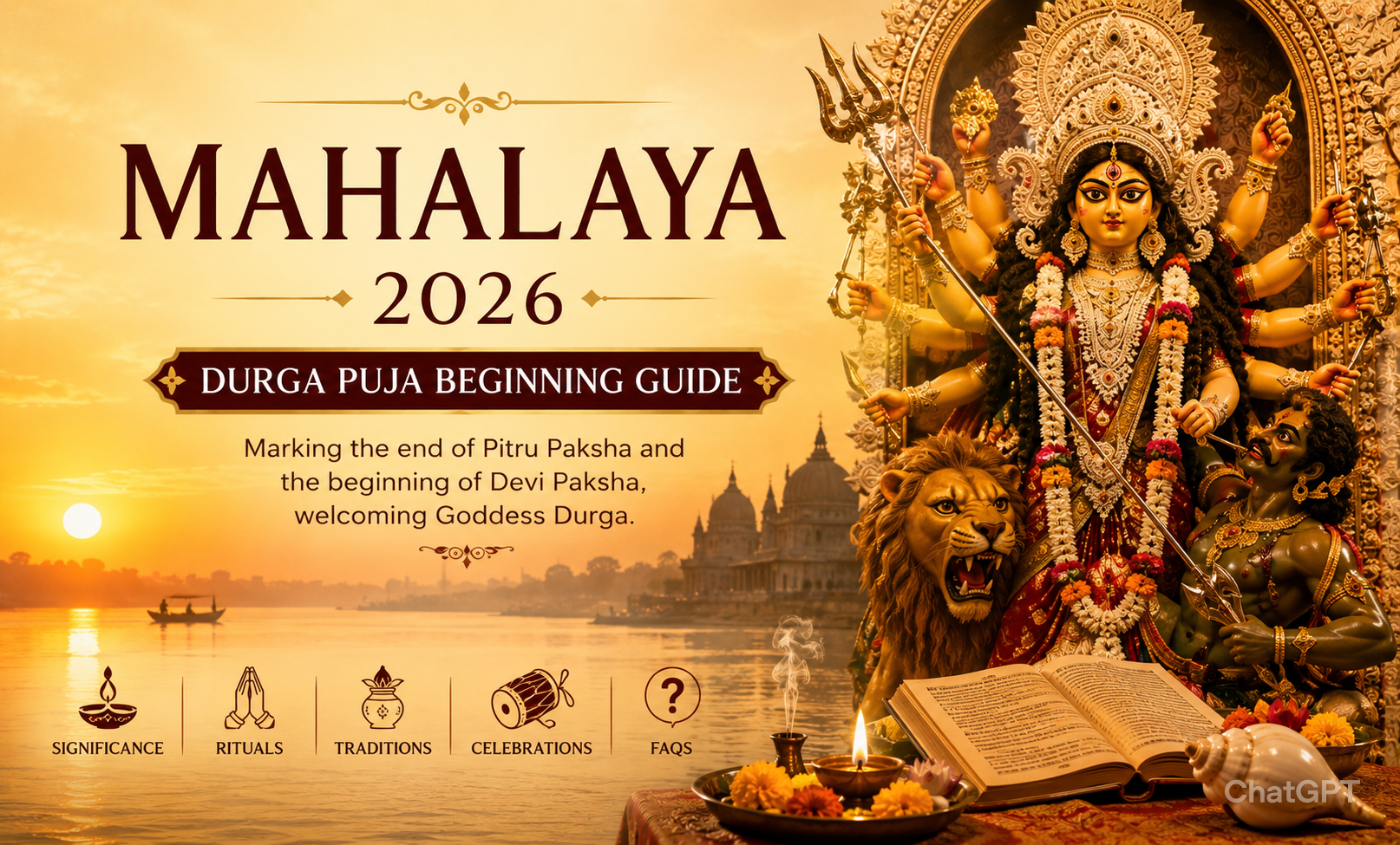 Mahalaya 2026 in India: Date, Significance, Pitru Paksha Conclusion, Durga Puja & Celebration Guide