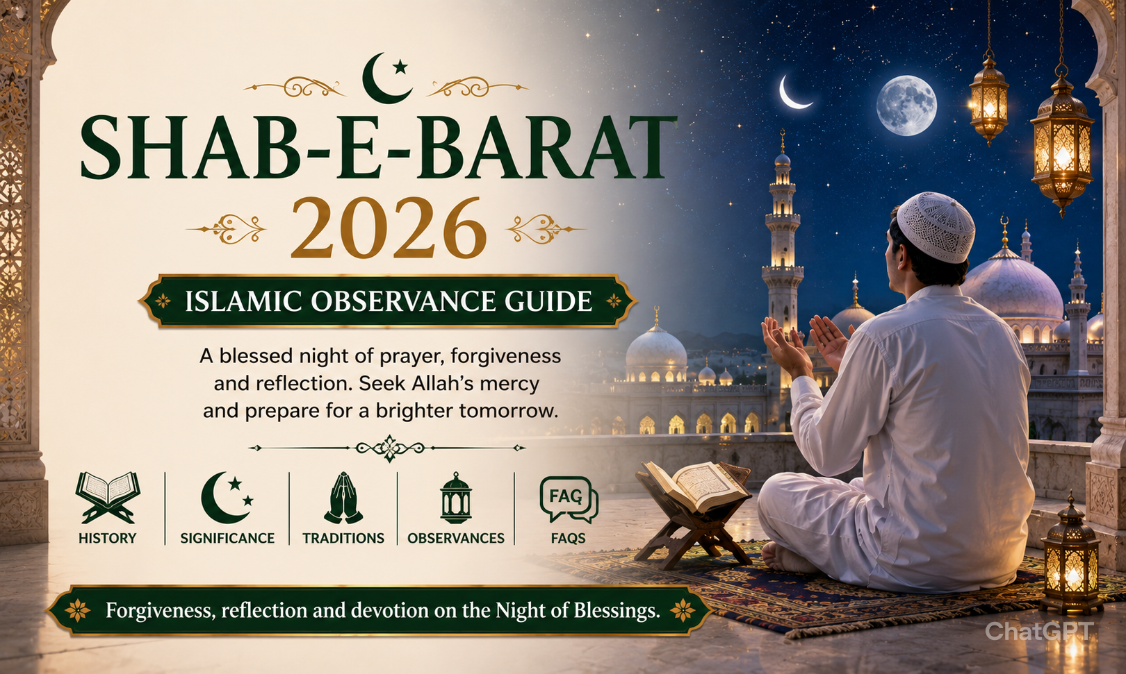 Shab-e-Barat 2026 in India: Date, History, Significance, Prayers & Celebration Guide