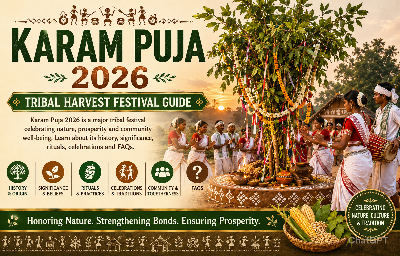 Karam Puja 2026 in India: Date, History, Significance, Rituals & Celebration Guide