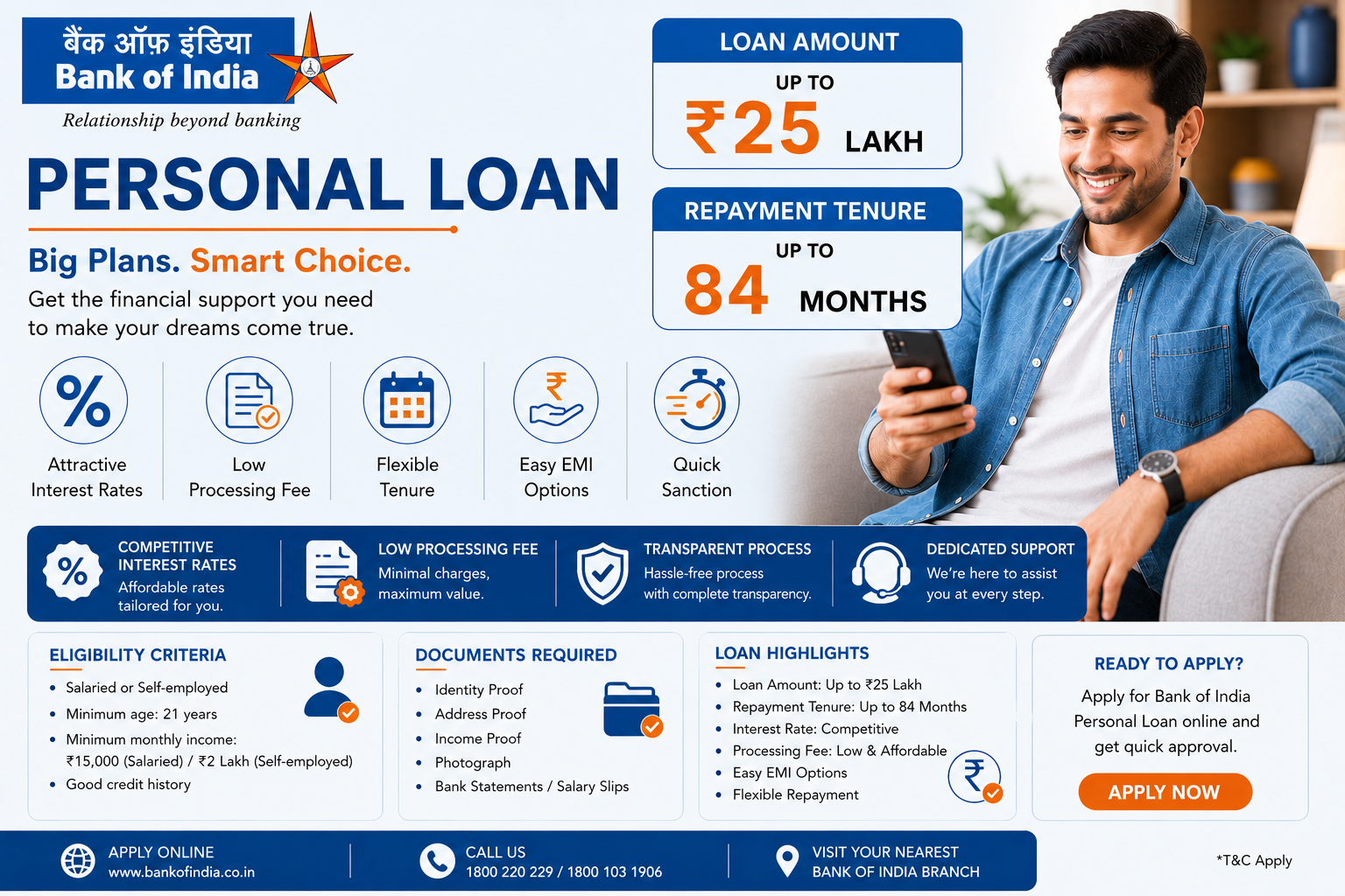 Bank of India Personal Loan