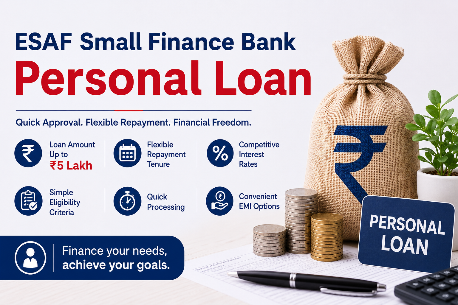 ESAF Small Finance Bank Personal Loan