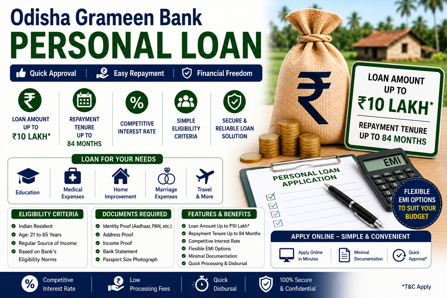 Odisha Grameen Bank Personal Loan