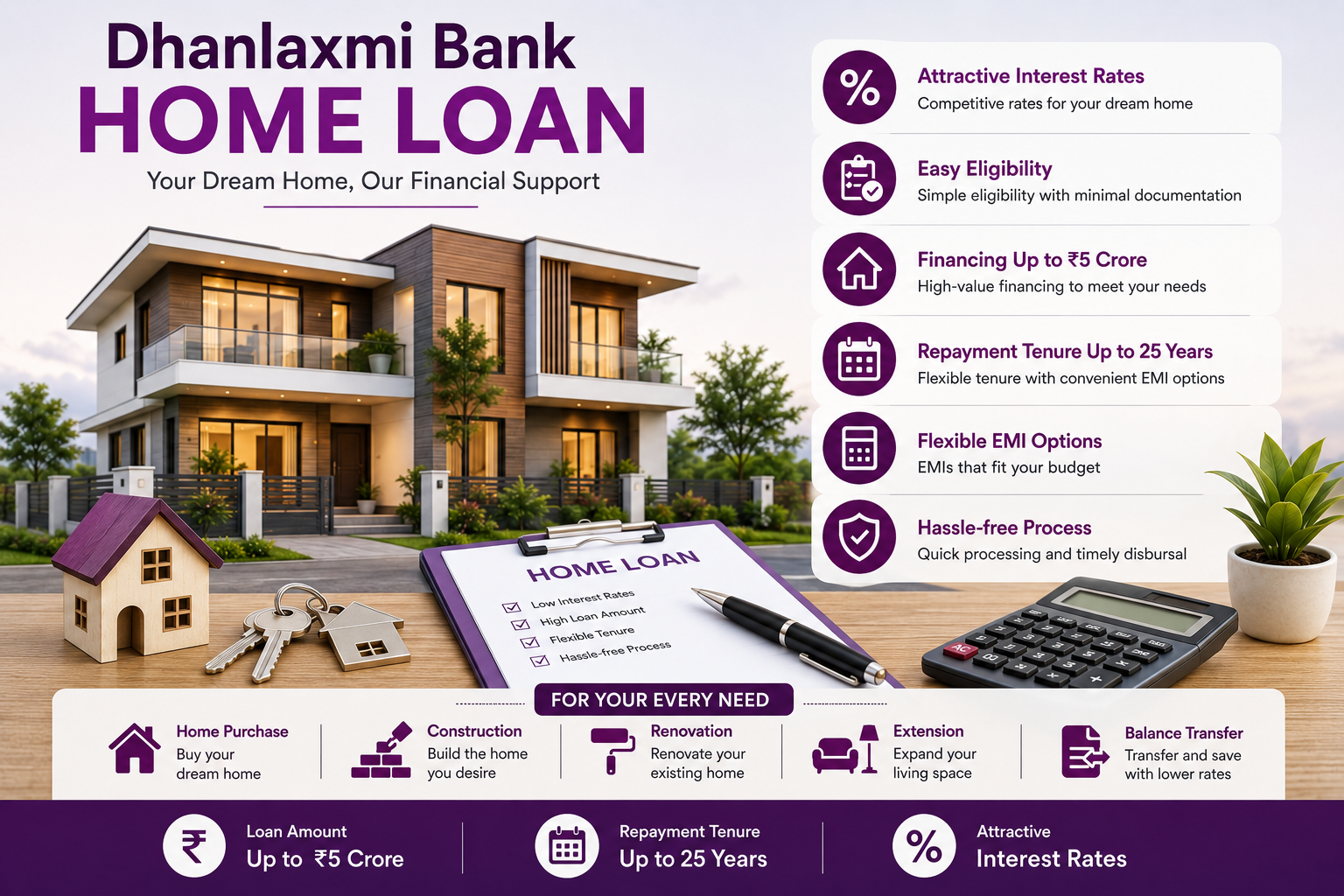 Dhanlaxmi Bank Home Loan