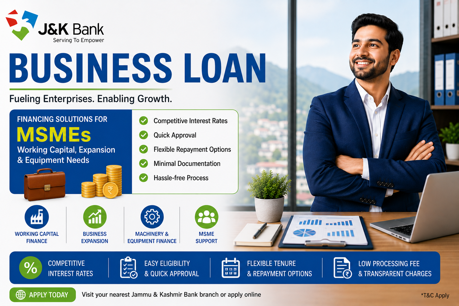 Jammu & Kashmir Bank Business Loan  Slug