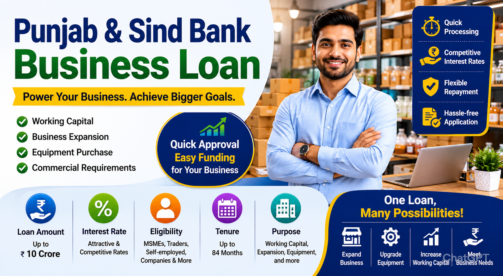 Punjab & Sind Bank Business Loan