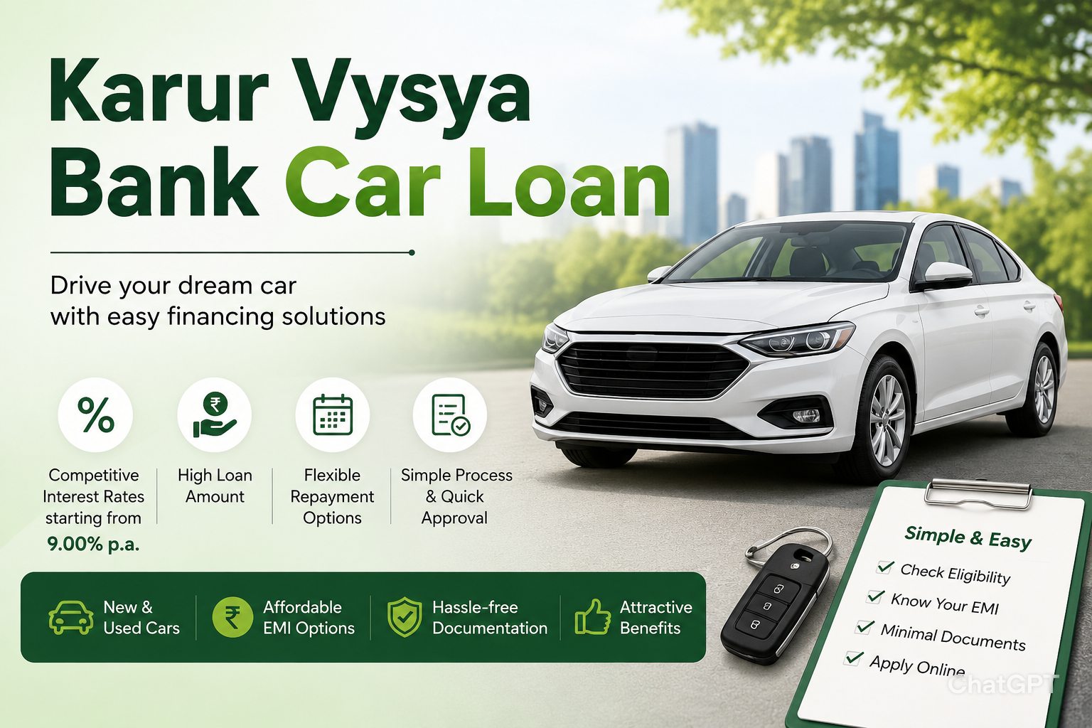 Karur Vysya Bank Car Loan