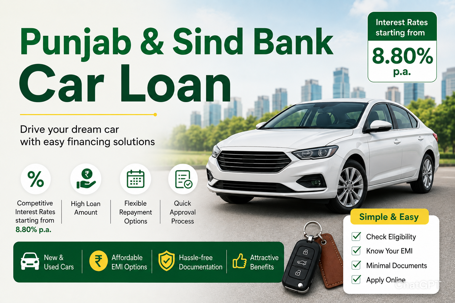 Punjab & Sind Bank Car Loan