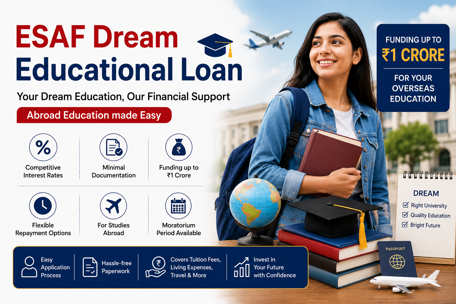 ESAF Dream Educational Loan