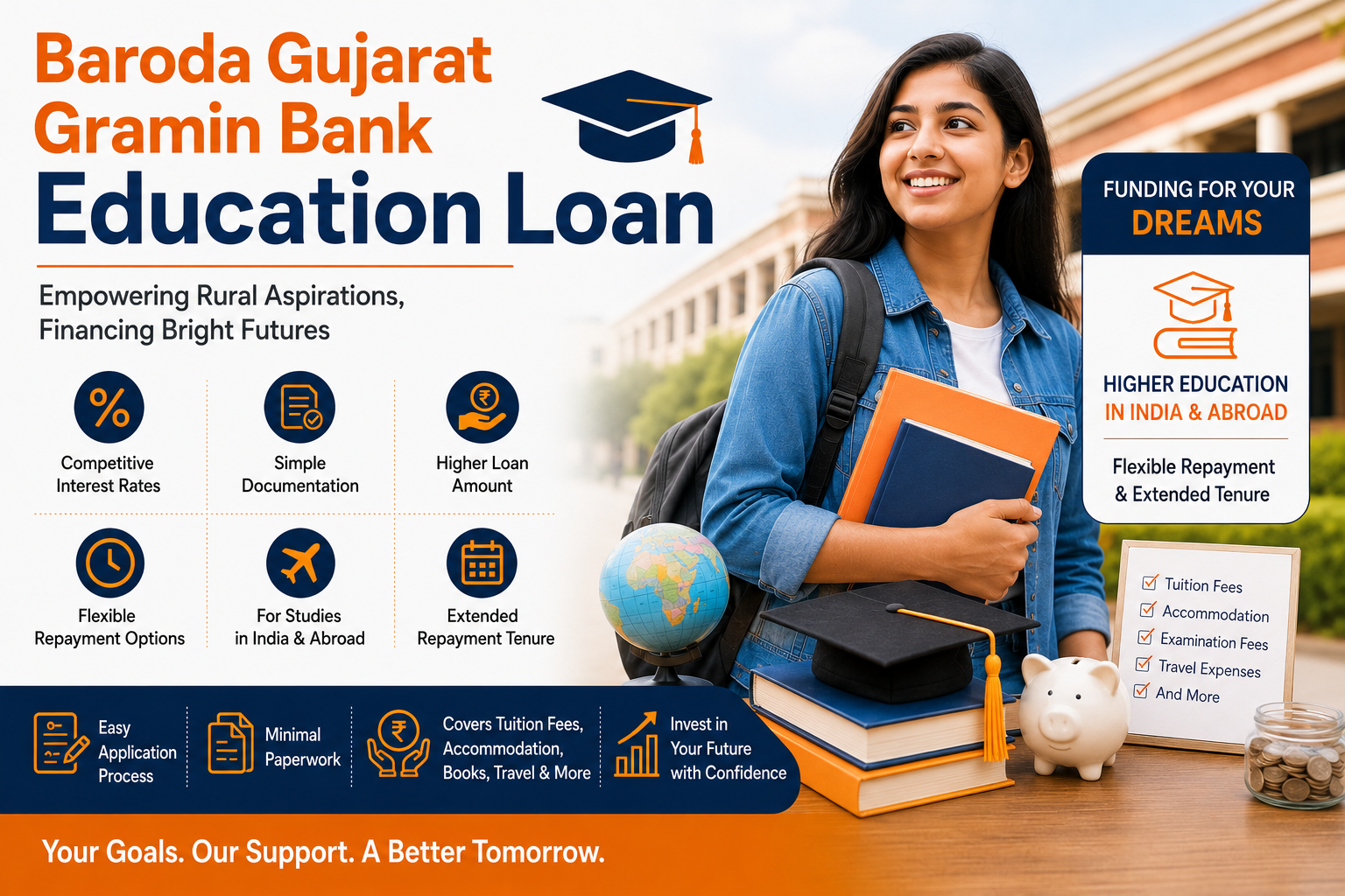 Baroda Gujarat Gramin Bank Education Loan