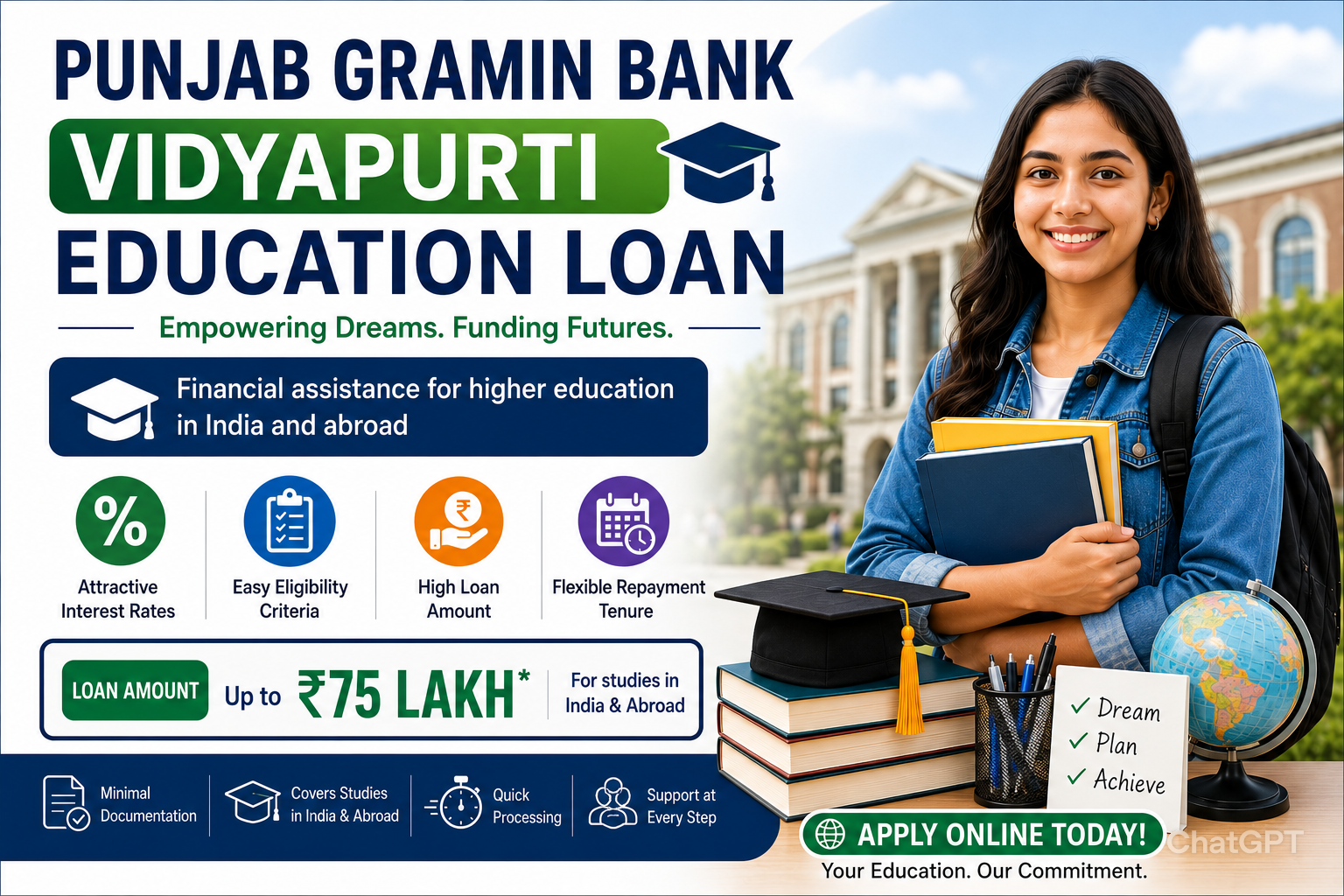 Punjab Gramin Bank Vidyapurti Education Loan