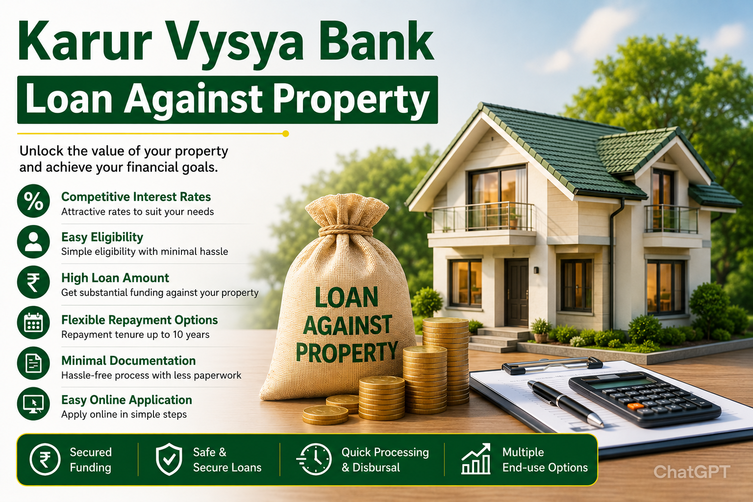 Karur Vysya Bank Loan Against Property