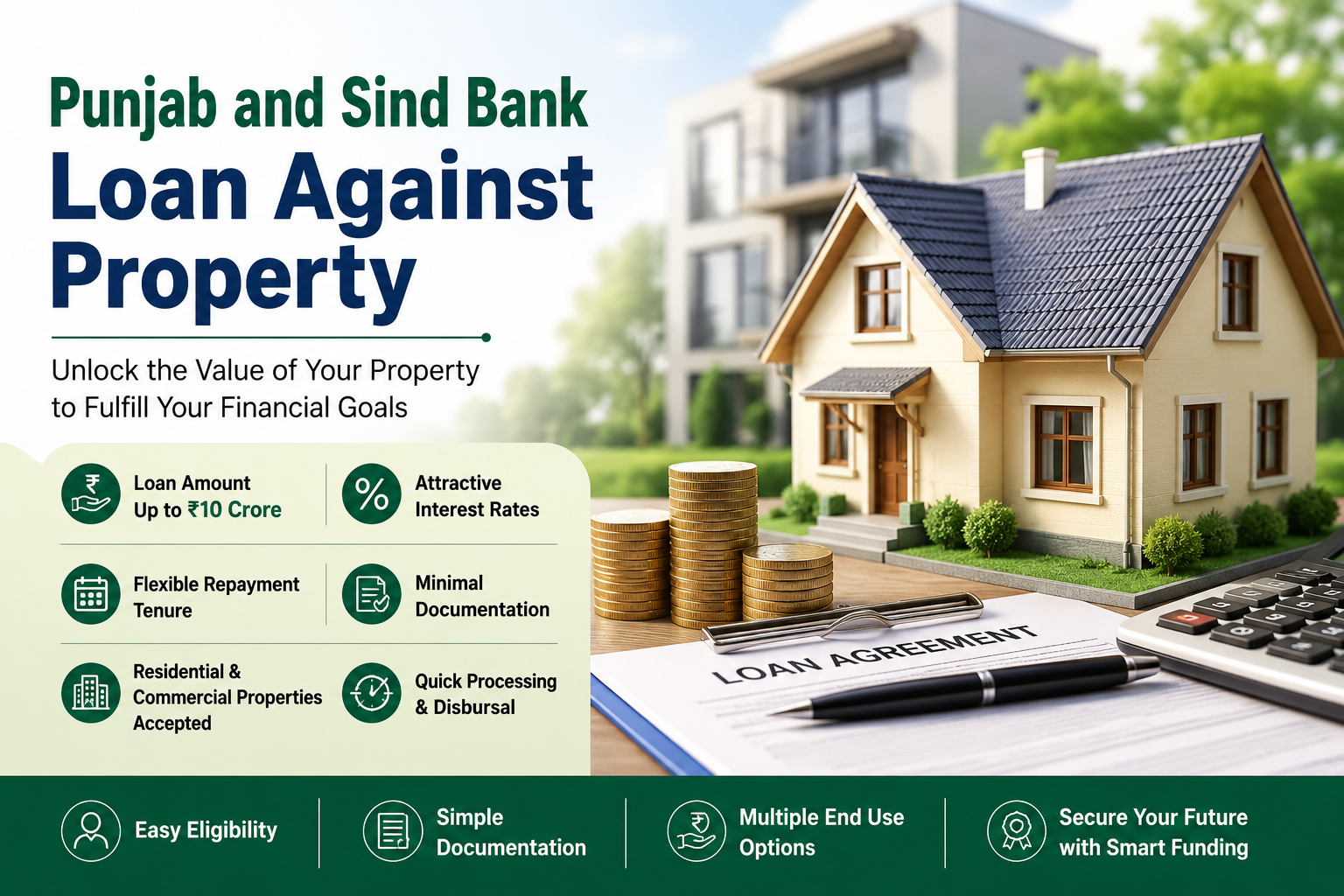 Punjab and Sind Bank Loan Against Property
