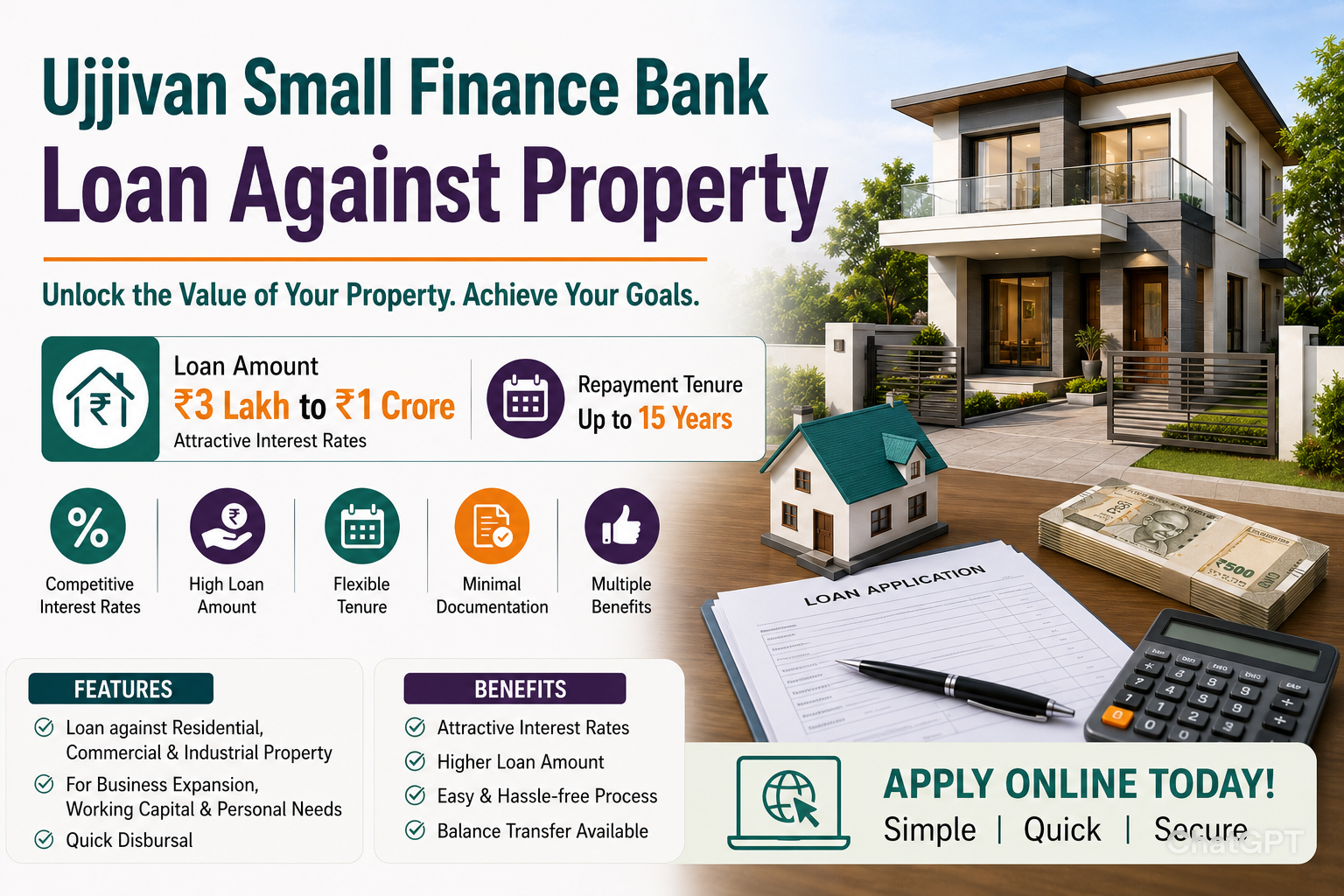 Ujjivan Small Finance Bank Loan Against Property