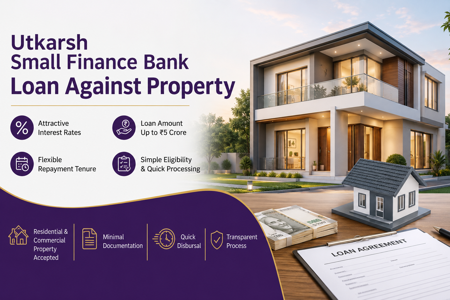 Utkarsh Small Finance Bank LAP Prime
