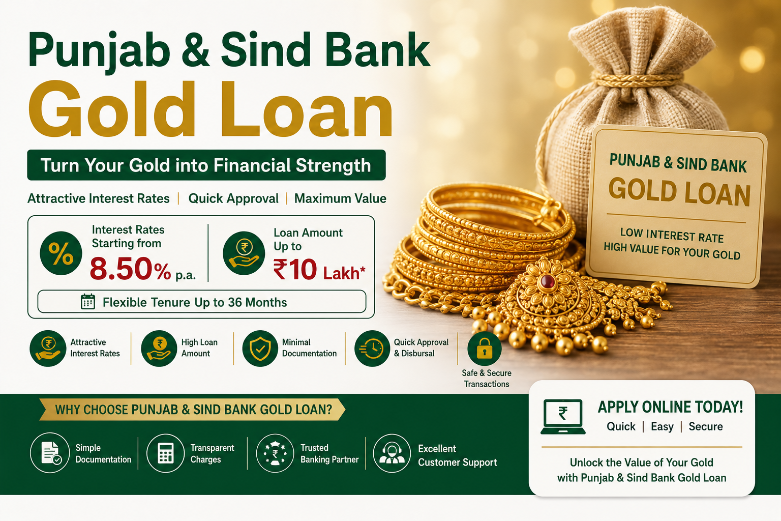 Punjab & Sind Bank Gold Loan