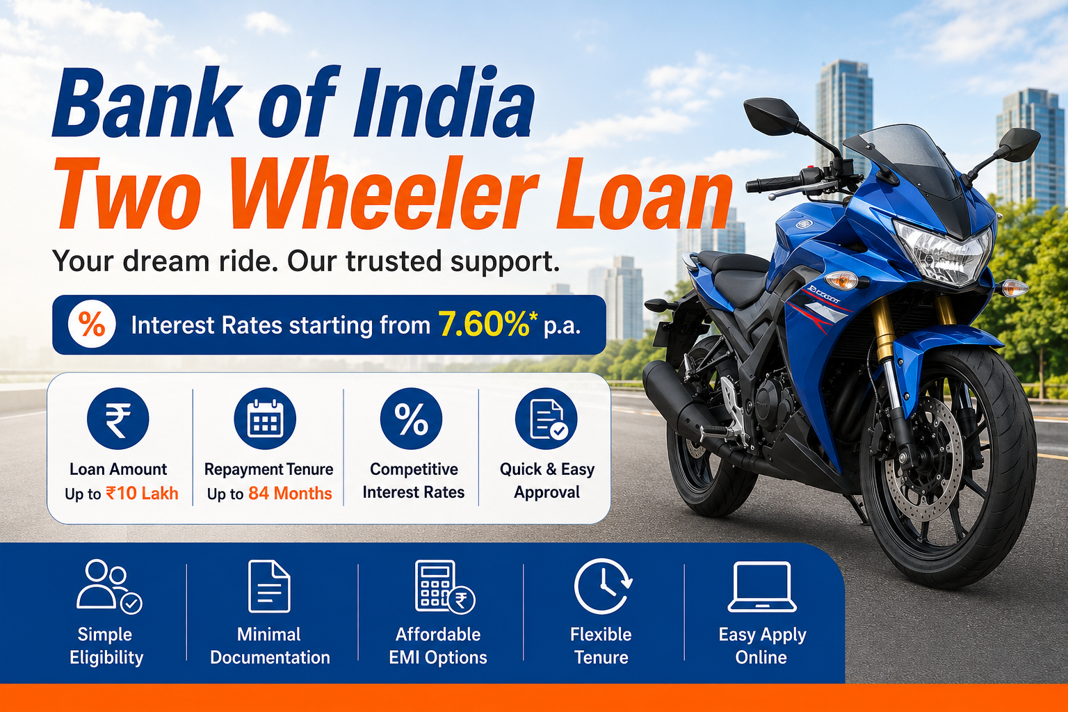 Bank of India Two Wheeler Loan
