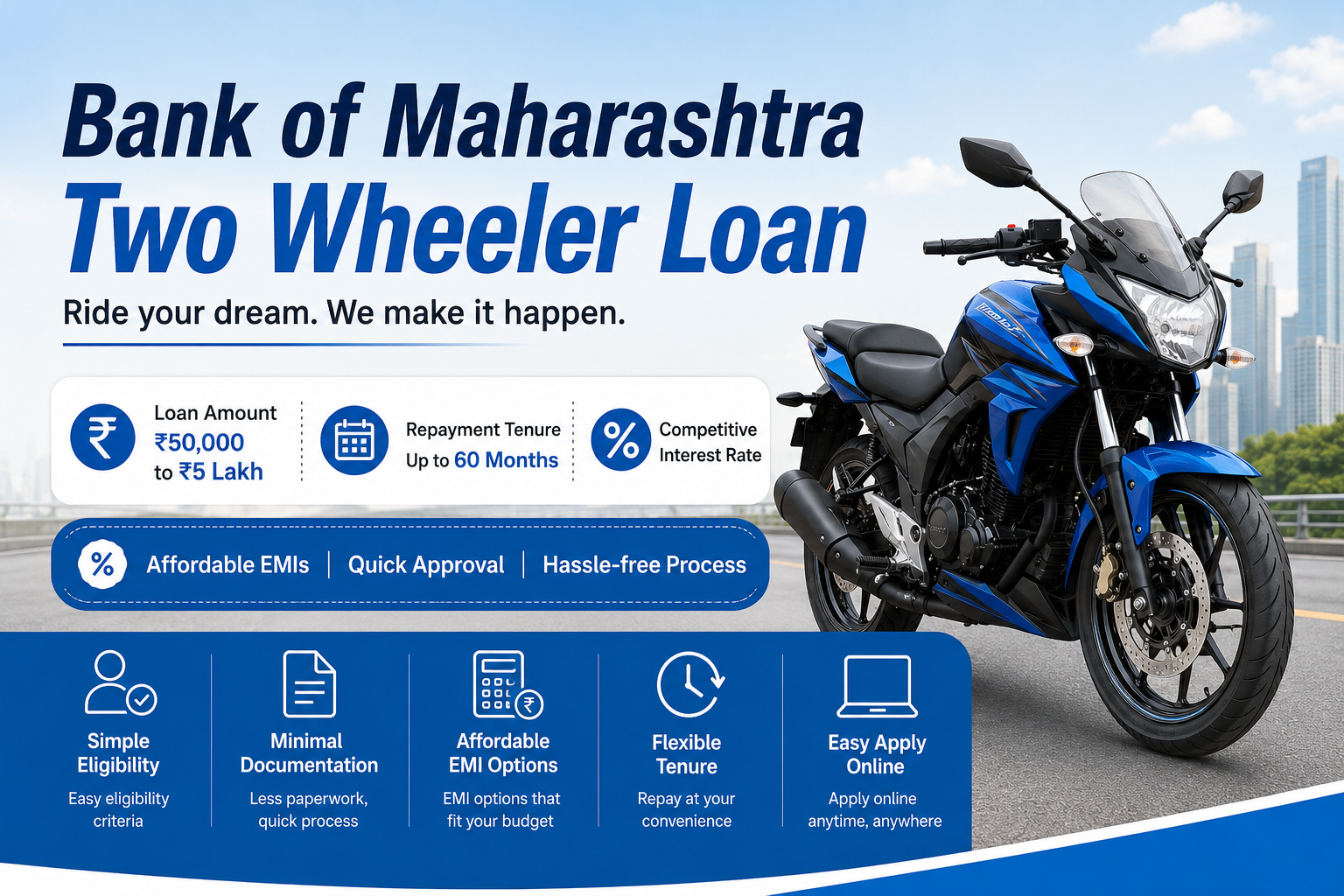 Bank of Maharashtra Two Wheeler Loan