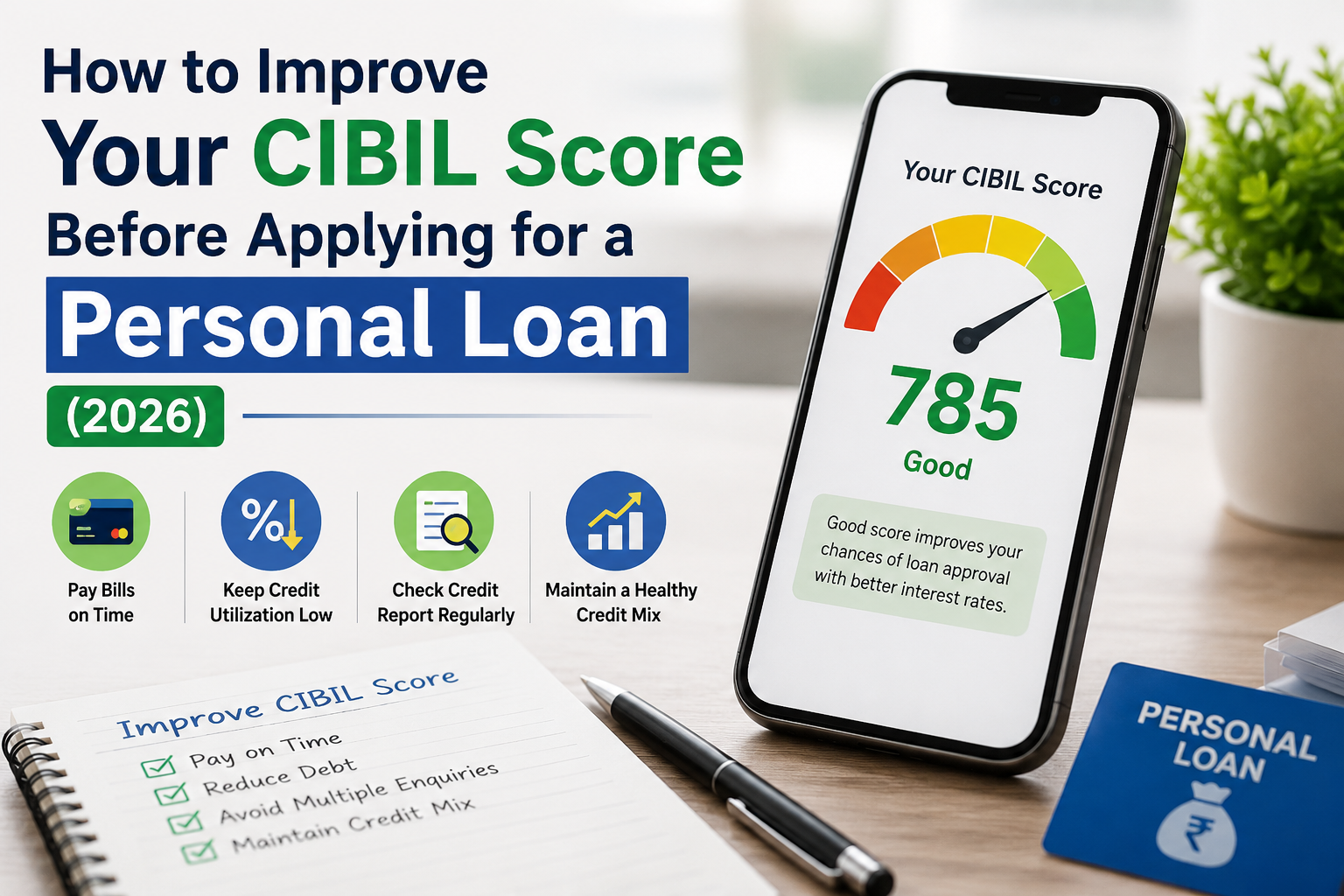 How to Improve Your CIBIL Score Before Applying for a Personal Loan